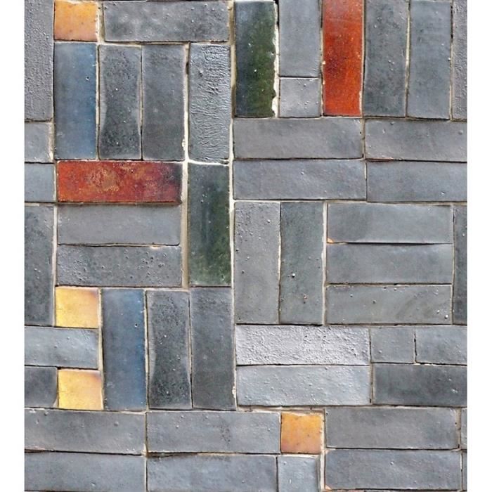 Carreaux de papier peint adhésif imperméable Panneaux en PVC muraux Intérieur 3D Autocollants de carreaux - Chine Papier peint 3D, panneau mural