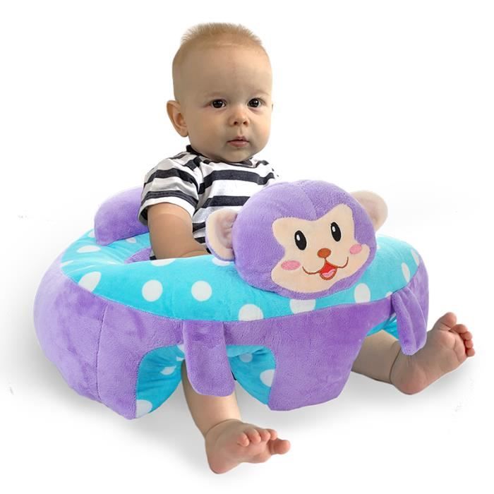 Chaise pour bébé en peluche d'enfant  soutien Siège d'apprentissage  sécurité Coussin de sécurité  Animal en peluche Jouet-monkey