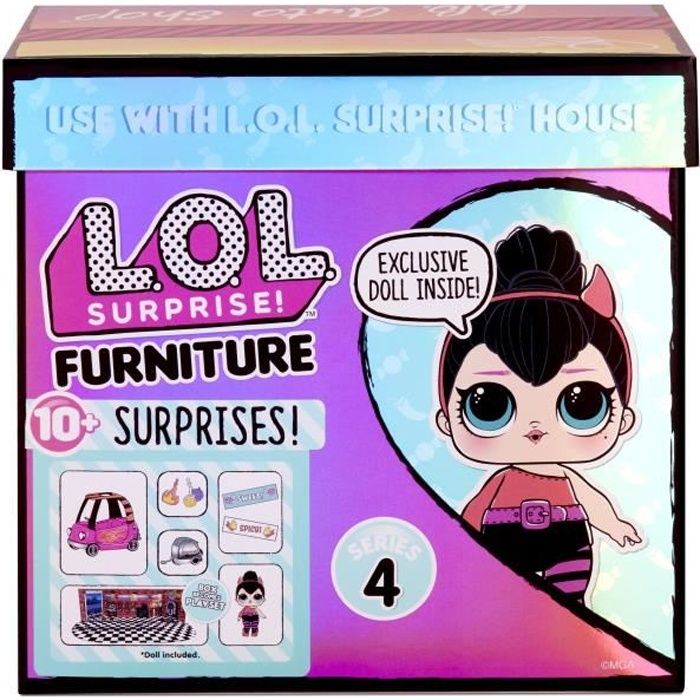 L.O.L. Surprise Mini-poupée, nombreux accessoires et univers garage - Poupée  Spice 7,5cm - Cdiscount Jeux - Jouets