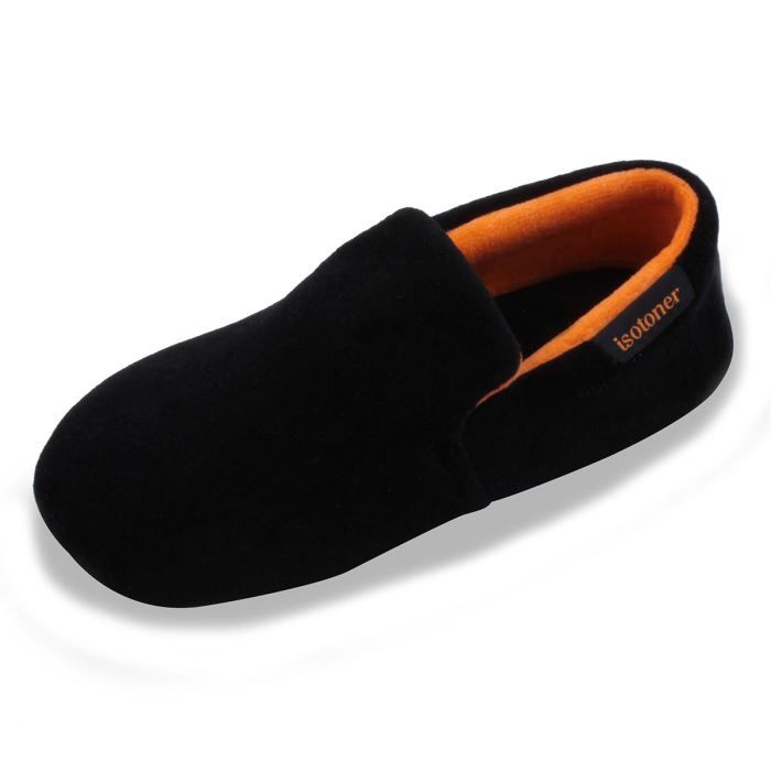 Chaussons Enfant Charentaises Noir Achat Vente Chausson Pantoufle Cdiscount