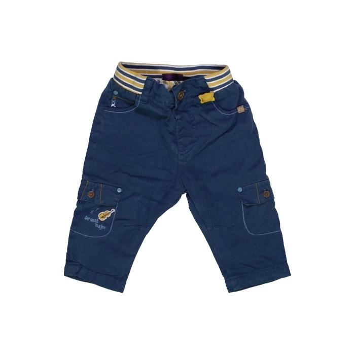 Pantalon Bebe Garcon Sergent Major 6 Mois Bleu Hiver Bleu Bleu Cdiscount Pret A Porter