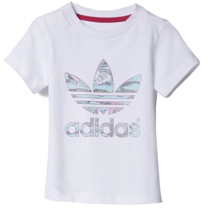 T shirt fille adidas clearance