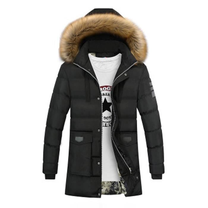 Veste homme fourrure col hotsell