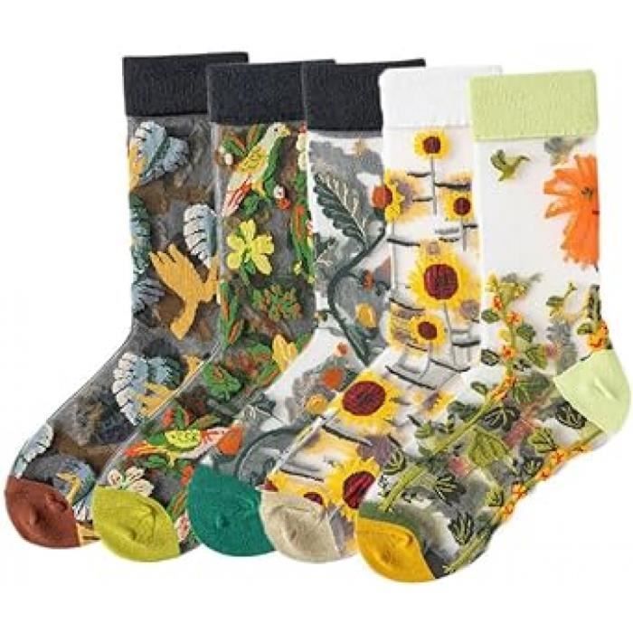 Chaussettes Pour Femmes Diabétiques - Coton, Non élastique Haut, Lot De 3/6/12 Paires