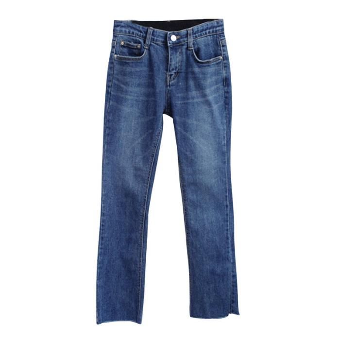 Jean couleur femme coupe droite Clearance