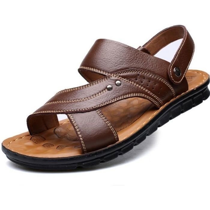 sandale homme brillante