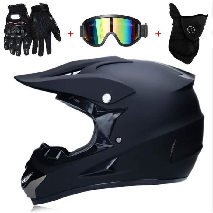 Casque Moto Intégral Pour Homme Et Femme Double Visière Casque Homologué 3C  Pour Racing Avec Motif noir lame bleu - Cdiscount Auto