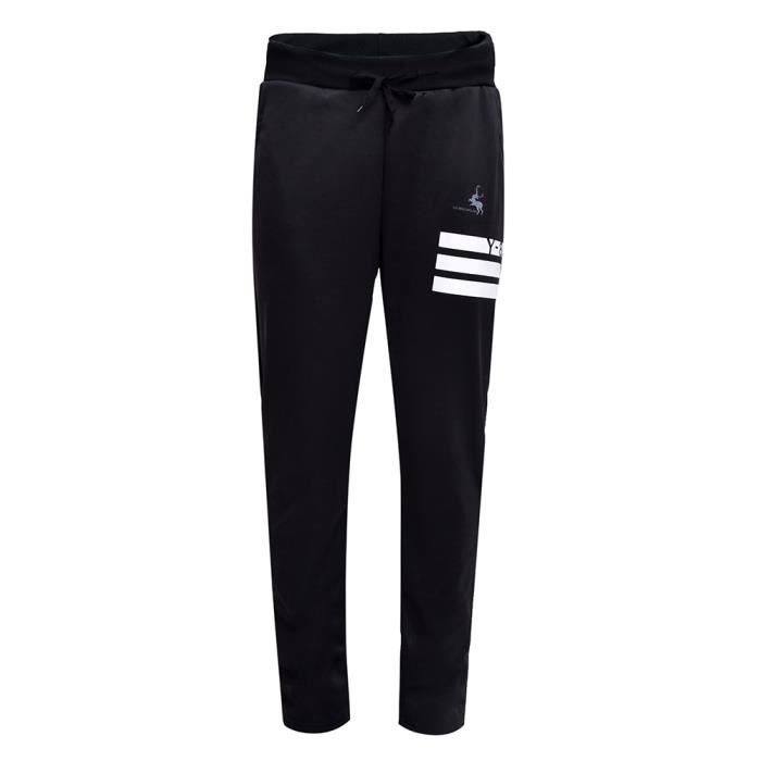 Pantalon de jogging Homme Luxe Y-8 - Marque - Noir - Fitness - Tissu stretch