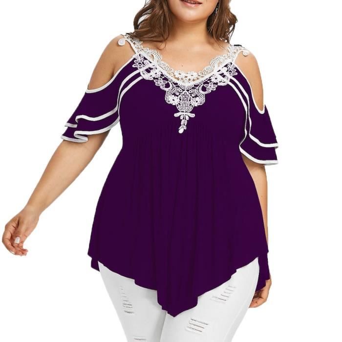 Tunique dentelle sales grande taille