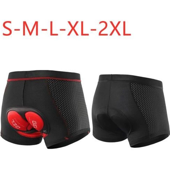 Refur 3D Short Cale on de Cyclisme pour Hommes Femmes avec