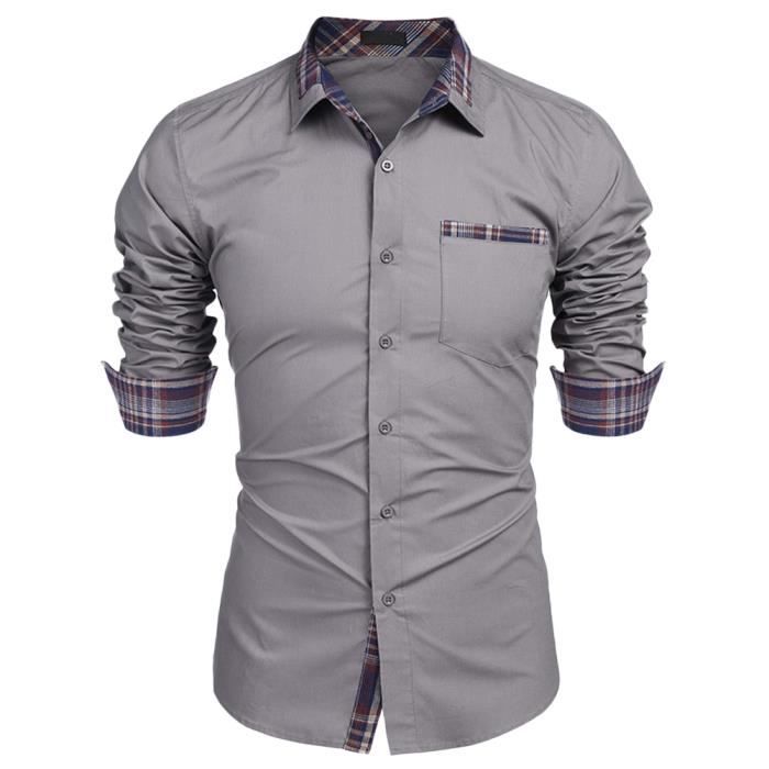 Chemise homme repassage facile clearance