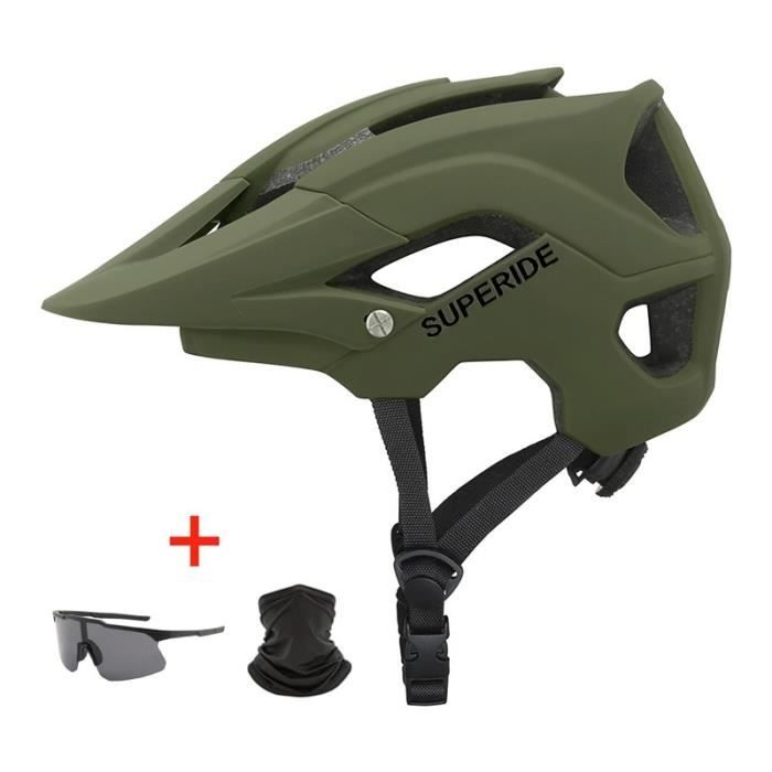 Casque de vélo de montagne Batfox - Orange - Moulé intégralement - Pour