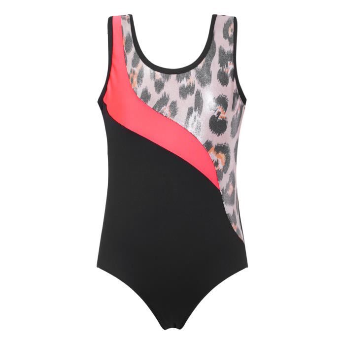 Justaucorps Gymnastique Fille Avec Strass – Ensemble Short Et Gilet, Taille 6-16 Ans