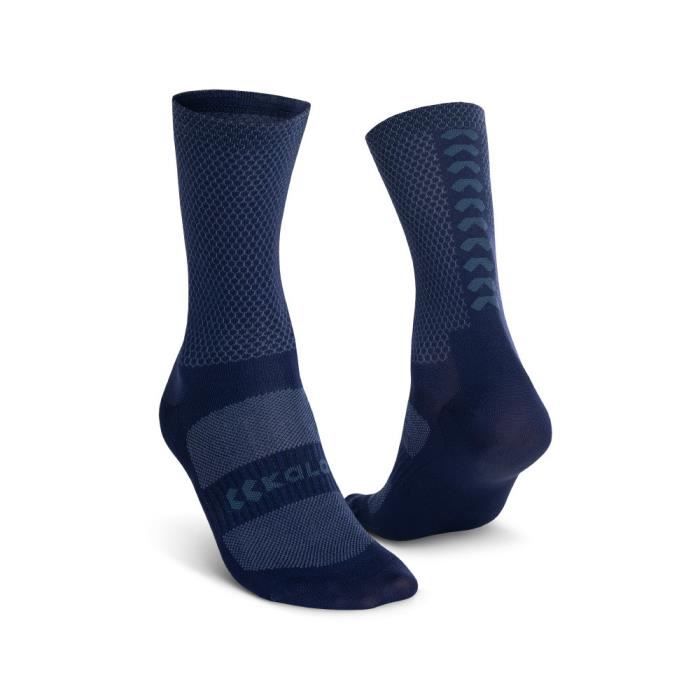 chaussettes hautes kalas ride on z1 verano - bleu - adulte - homme - ultra-léger - design élégant