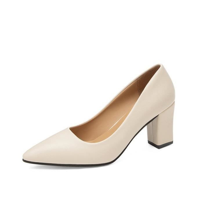 Femmes Chaussures Escarpins Blanc Ivoire Minimaliste Classique G410 Achat Vente Femmes Chaussures Escarpins pas cher Cdiscount