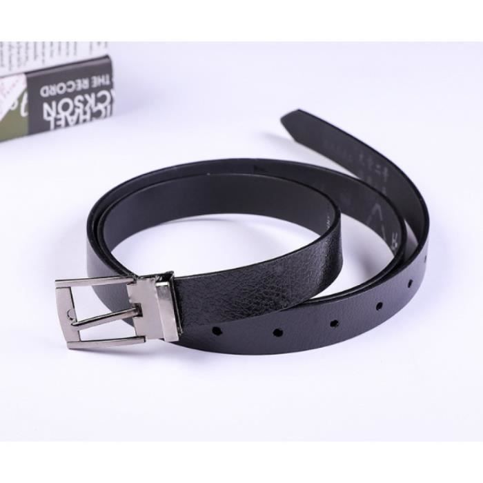 Ceinture Unisexe En Tissu à Raccourcir Soi-même - Noir, Gris Foncé, Bleu Marine, Blanc, 160cm X 3cm - 10