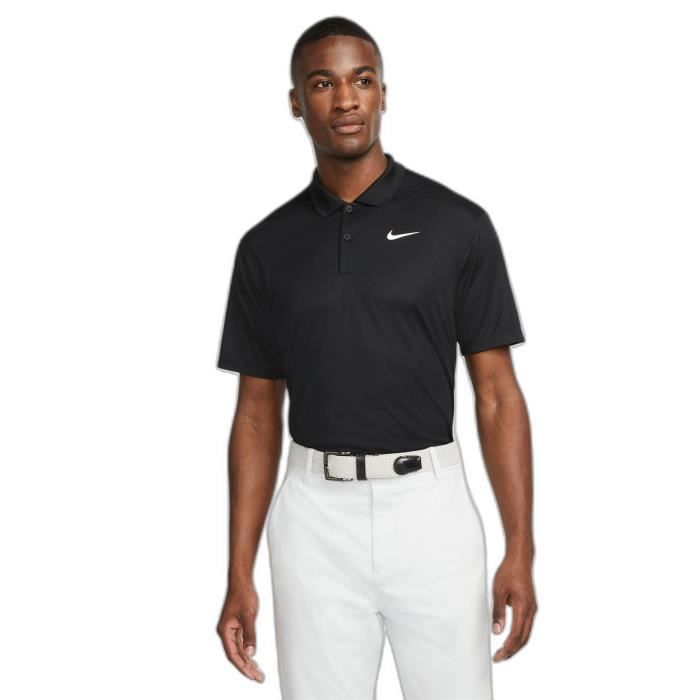 Polo Nike Dri-Fit Victory - Noir/Blanc - Homme - Golf - Tissu respirant et anti-transpiration