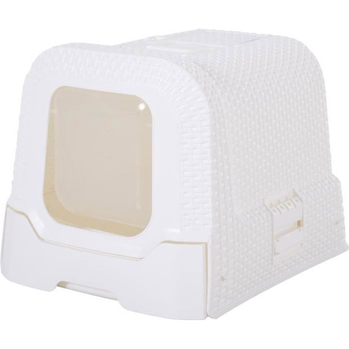 Maison De Toilette Pour Chat Tiroir Cdiscount