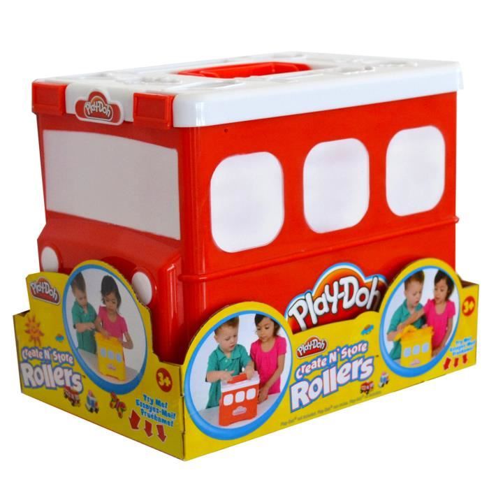 Boîte de rangement : Bus pour pâte à modeler Play-Doh Rouge - Cdiscount  Jeux - Jouets