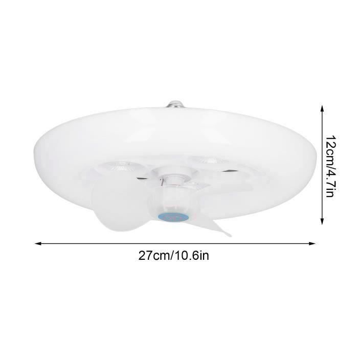Lumière de ventilateur de plafond intérieur Ventilateur de plafond intérieur à LED silencieux pour chambre deco suspension - Pzcc
