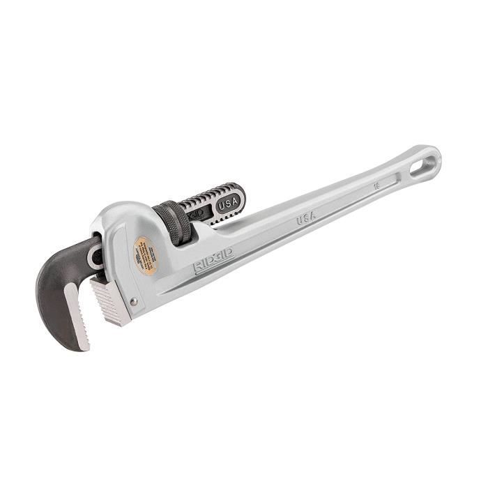 Clé à Pipe RIDGID 824 Aluminium – 24 Pouces (61 Cm) – Fabrication USA – Bon état
