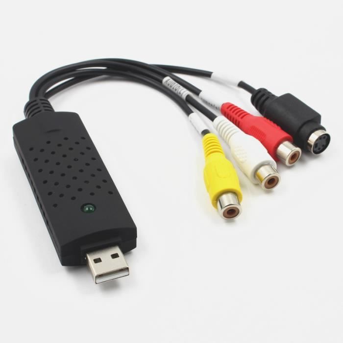 VHS vers convertisseur de fichier numérique Express USB 2.0 vers carte vidéo AV Grabber Audio AV