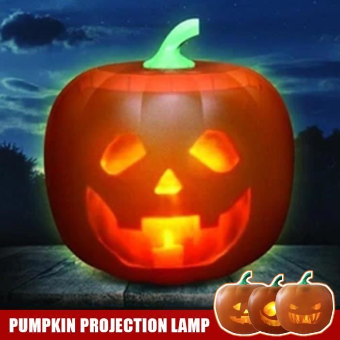 Lampe De Projection Animée Citrouille Halloween 16 Animations
