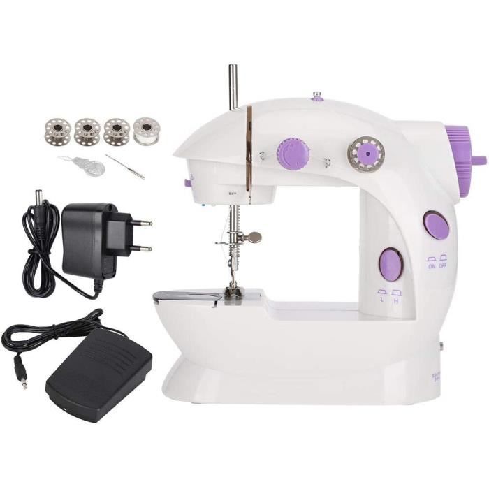 Mini Machine À Coudre Portable Pour Débutants Et Adultes, Vitesse Réglable, Facile À Utiliser Et