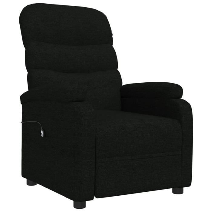 Fauteuil Inclinable électrique Noir Tissu - Fauteuil Inclinable Electrique Noir Tissu Fauteuil Inclinable Electrique Fauteuil Relax Chaise Ergonomique Fauteuil Cuir Fauteuil Design 86062968