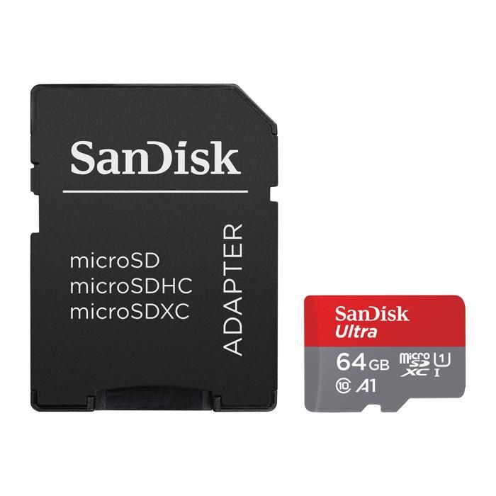 Carte mémoire micro SDHC et SDXC SanDisk Ultra PLUS UHS I Class 10 + Adaptateur SD - vue 4