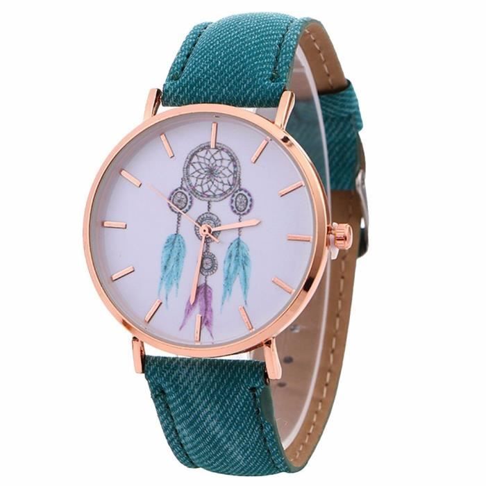 Montre Femme Montre Mod Le De Carillons De Vent Femme Bracelet En