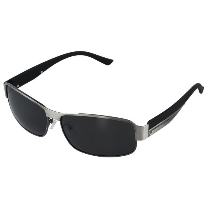 Mode conduite verres polarises hommes lunettes de soleil de sports de plein air lunettes Argent Gun Achat Vente lunettes de soleil Homme Adulte Cdiscount