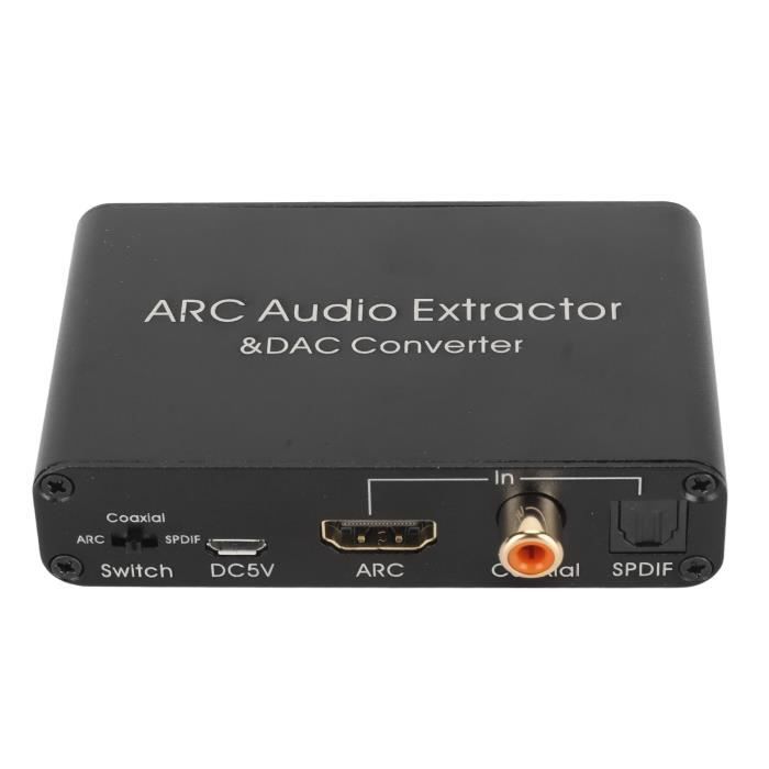 Adaptateur Extracteur Audio EARC/ARC - Convertisseur Pour TV Vers Barre De Son, Casque, Ampli