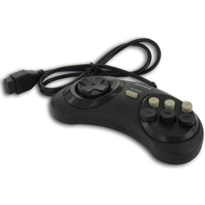 Manette pour Sega MegaDrive - Master System - Genesis - 6 boutons - Informatique