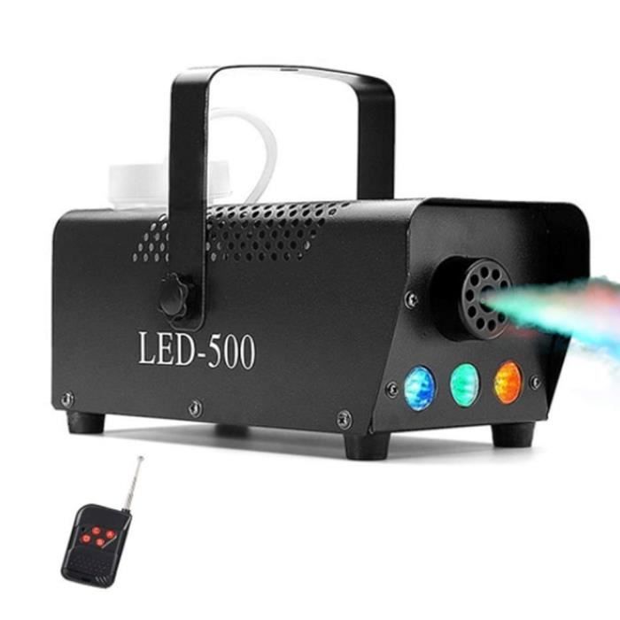 Machine à Fumée 500W Avec LED RGB - Télécommande - Pour Fêtes, DJ, Mariage, Halloween