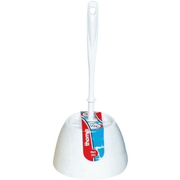 Ensemble sanitaire blanc brosse boule et pot - BROSSERIE THOMAS - 361B