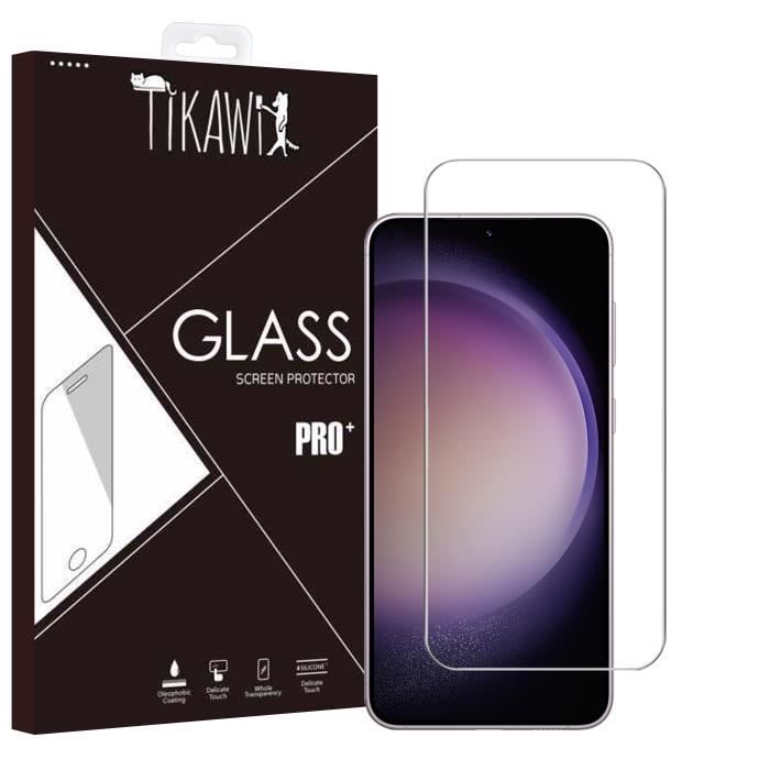 Tikawi x1 Verre trempé 9H Samsung S23 Plus Protection Ecran Haute  résistance - [Anti-traces] - Film de protection en verre trempé - Cdiscount  Téléphonie