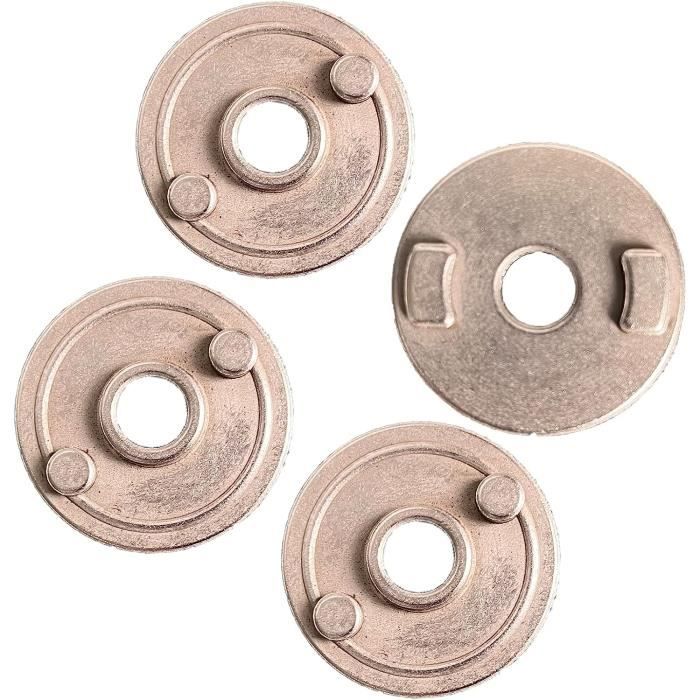 Lot de 4 adaptateurs pour pieds de meuble 2,2 cm x 1 cm en acier Lot de 4 adaptateurs pour pieds de meuble 2,2 cm x 1 cm en acier