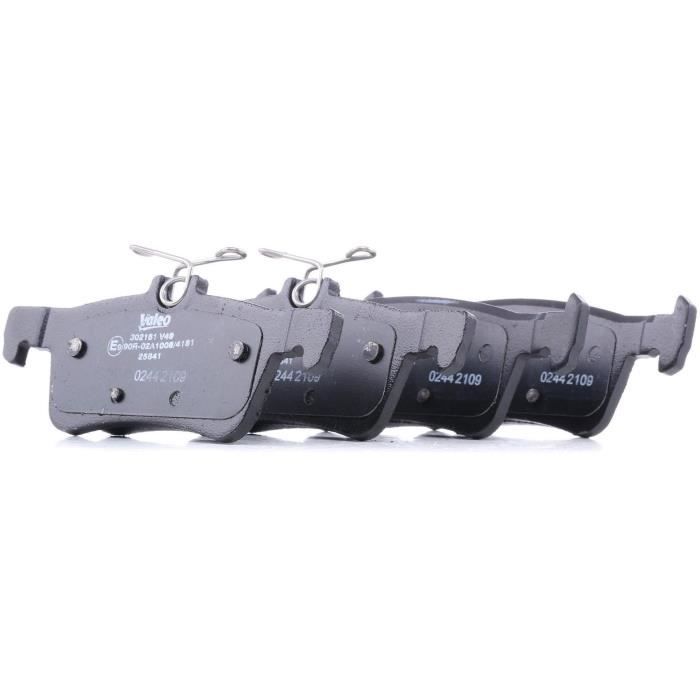 Plaquettes De Frein Avant Valeo First 302263 - Jeu De 4 Plaquettes Pour Système Brembo, Sans Amiante Ni Cuivre