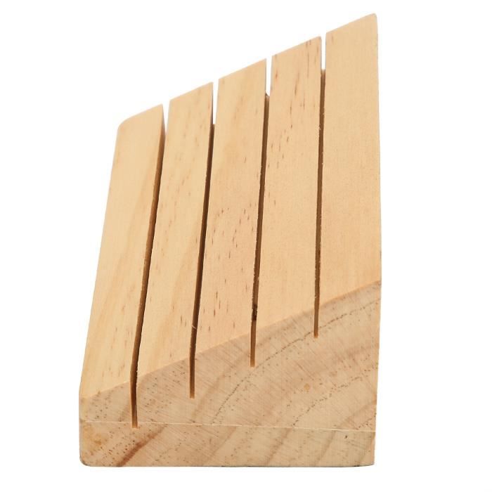 Yellow Mountain Imports Porte-Cartes en Bois Panorama - Ensemble de 4 organiseurs de Cartes