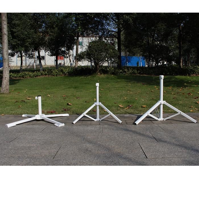 Support Parasol Plage Piquet Amovible – Ancrage Réglable Jardin Pêche Plage Ø<3cm – Métal Robuste