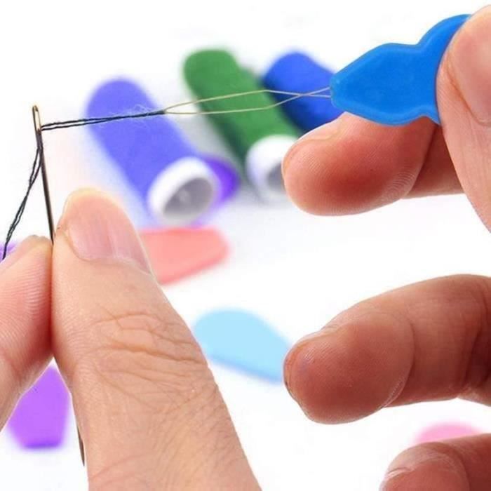 Enfile-aiguilles En Plastique - Lot De 20 Pièces - Multi-couleurs - Pour Couture, Broderie, Perles - 2