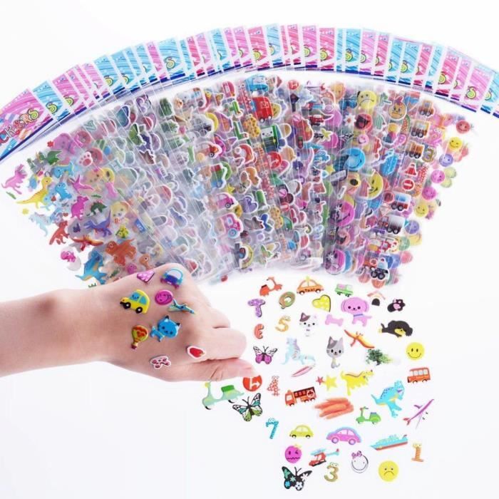 KEWUF Lot De 360 Notes Autocollantes Animaux - 12 Motifs Chat Et Animaux - Pour école, Bureau, Cadeaux D'anniversaire Enfants