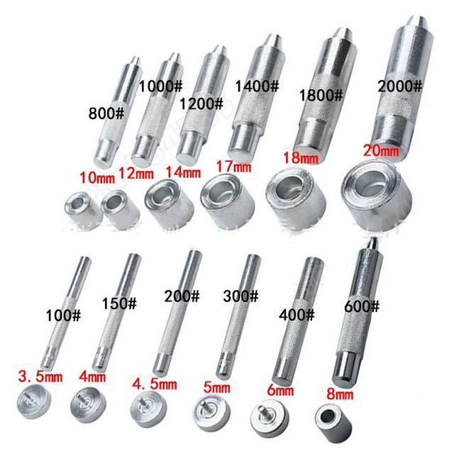 Ensemble de poinçons en Cuir 2mm 9 pièces en Cuir Ovale Forme Trou poinçon Kit Cutter Creux Bricolage Outil Rond poinçon Cuir, Cuir Trou poinçon