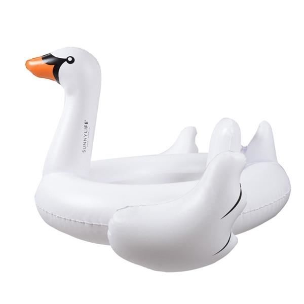 Bouée Flamant Rose Gonflable 114 Cm – Fun Aquatique Pour Adultes, Piscine, Lac, Plage – Idéal Pour L’Été & Les Fêtes – Rose