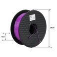 FIL POUR IMPRIMANTE 3D 1.75mm1kg PLA filament Haute résistance Violet-1