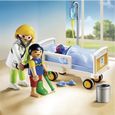 PLAYMOBIL - City Life - L'Hôpital Pédiatrique - Chambre d'Enfant avec Médecin-1