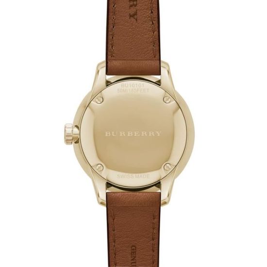 Montre Femme Burberry BU10101 MADE SUISSE Plaquée or avec  display picture 3
