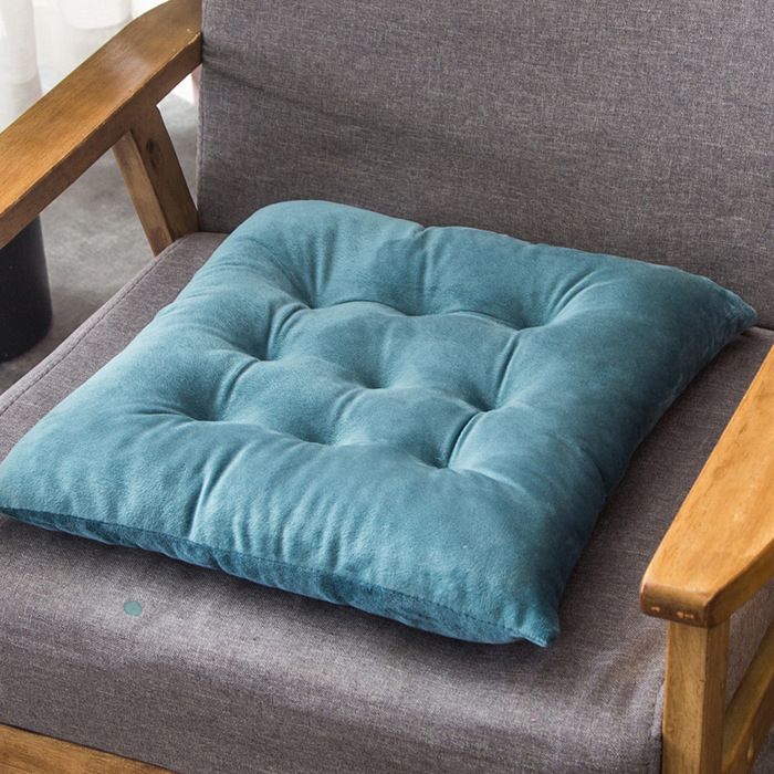 Housse Amovible Lavable Galette Chaise 40x38cm - Coussin Siège Antidérapant Intérieur/Extérieur Coussin Siège Chaise