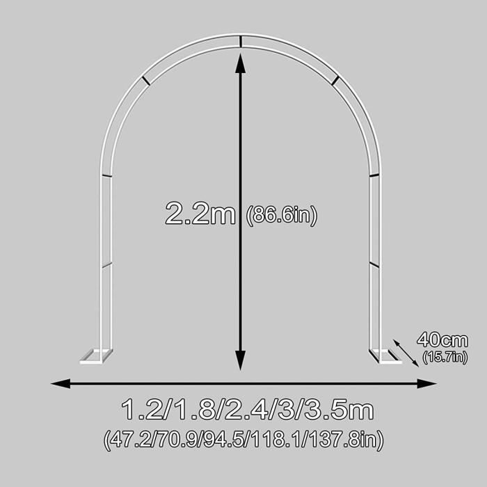 Arches De Jardin en Métal Résistant Aux Intempéries,Support Plante — free download
